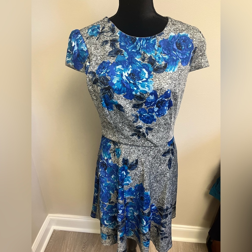 Betsey Johnson Blue Floral Dress